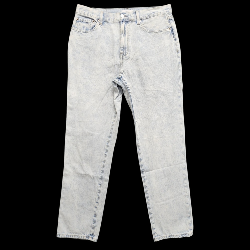 Pistola Presley High Rise Relaxed Roller Jeans Womens 30 Light Acid Wash Denim